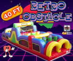 40ft Retro Obstacle Course